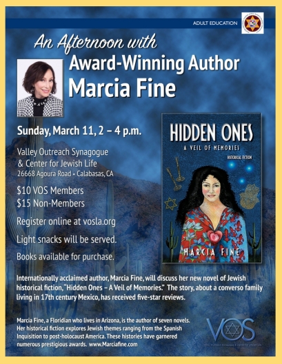 T.I.A. Talk - An Afternoon with Marcia Fine March 11th, 2018 VOS in Calabasas California